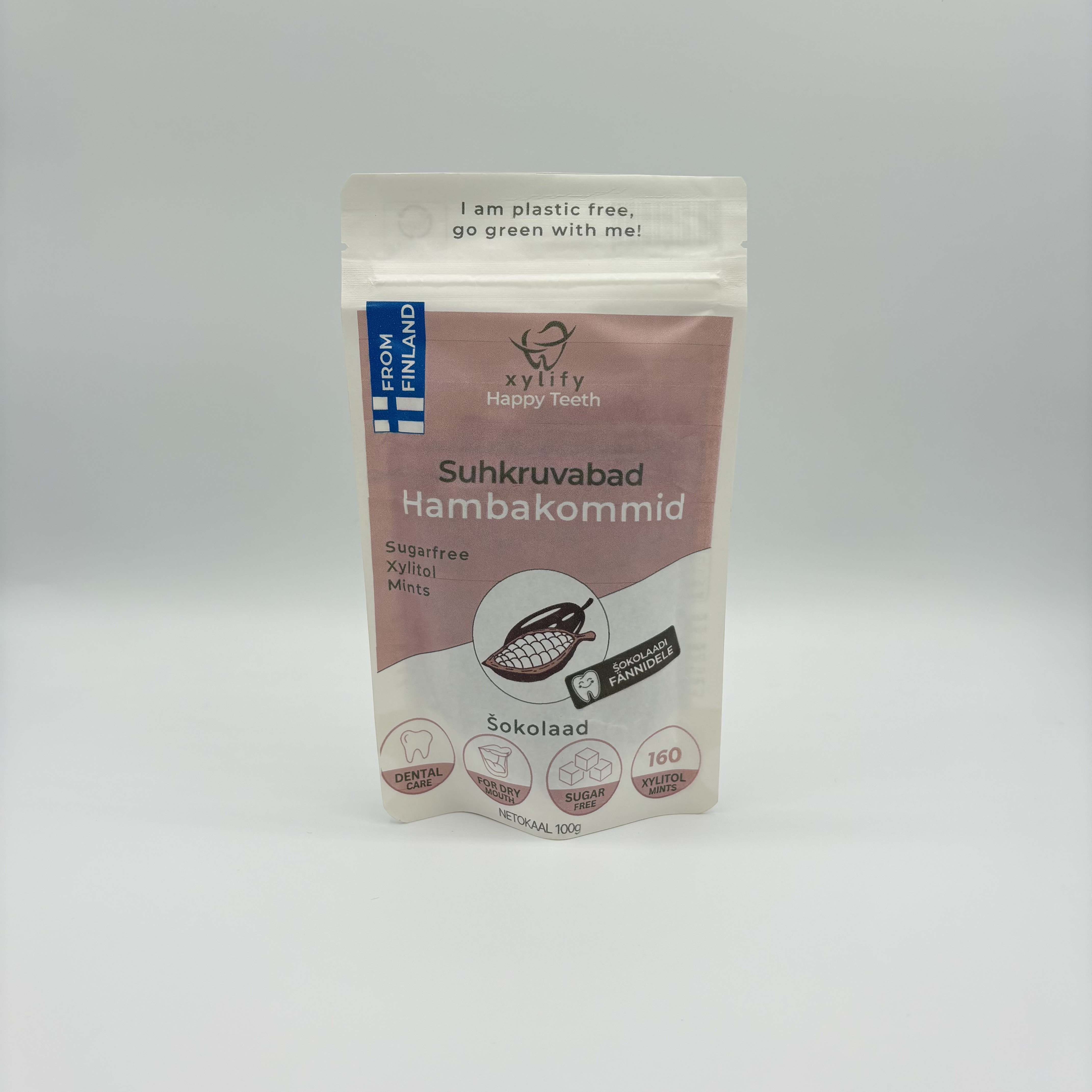 Happy Teeth Hambakommid 100g -Šokolaad