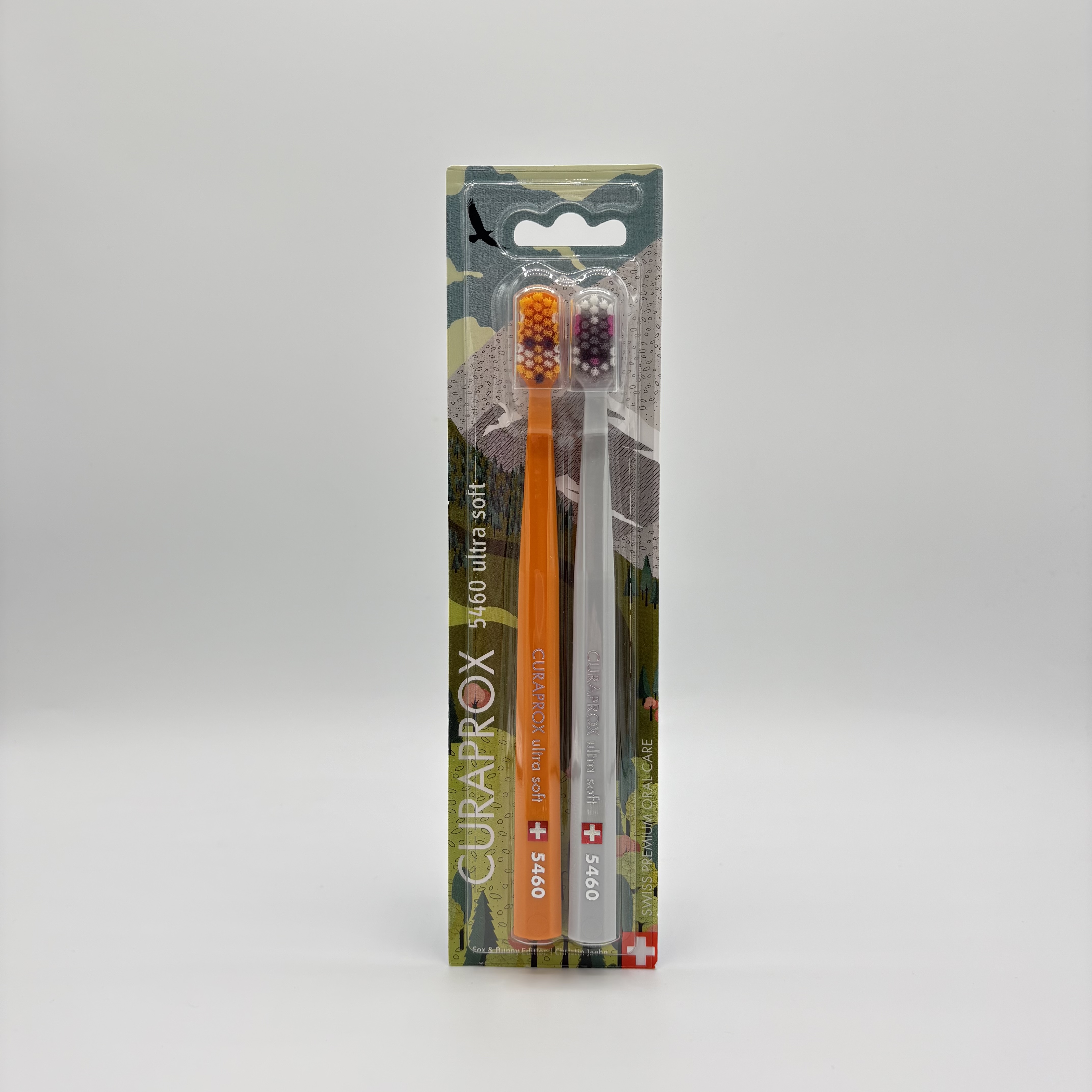 Curaprox hambahari CS5460 Duo Fox and Bunny 2tk