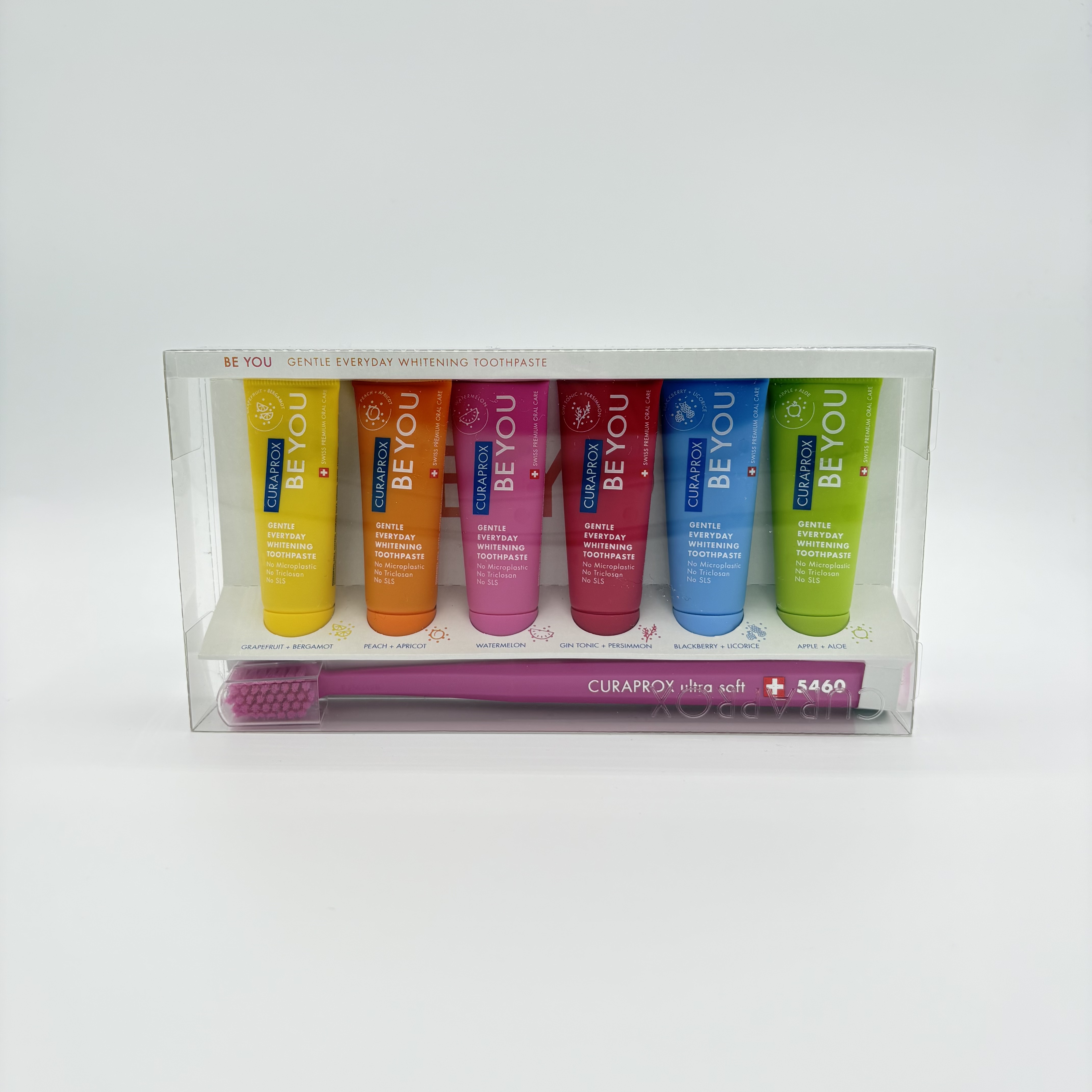 Curaprox Be You kombipakk 6x10ml + hari (assortii värvid)