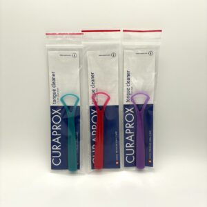 Curaprox tongue cleaner with single scraper