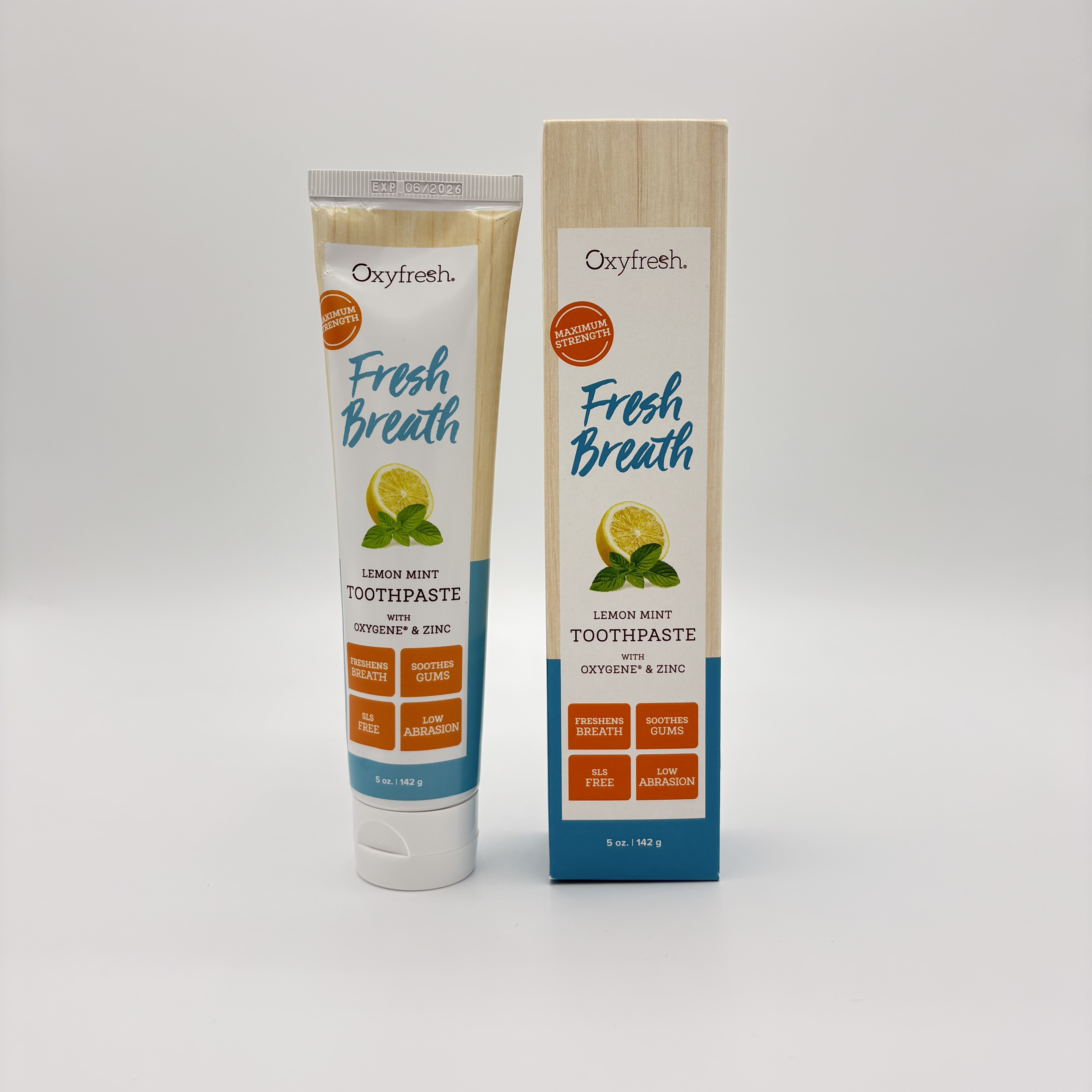 Oxyfresh Fresh Breath Lemon Mint fluoriidivaba hambapasta 142g