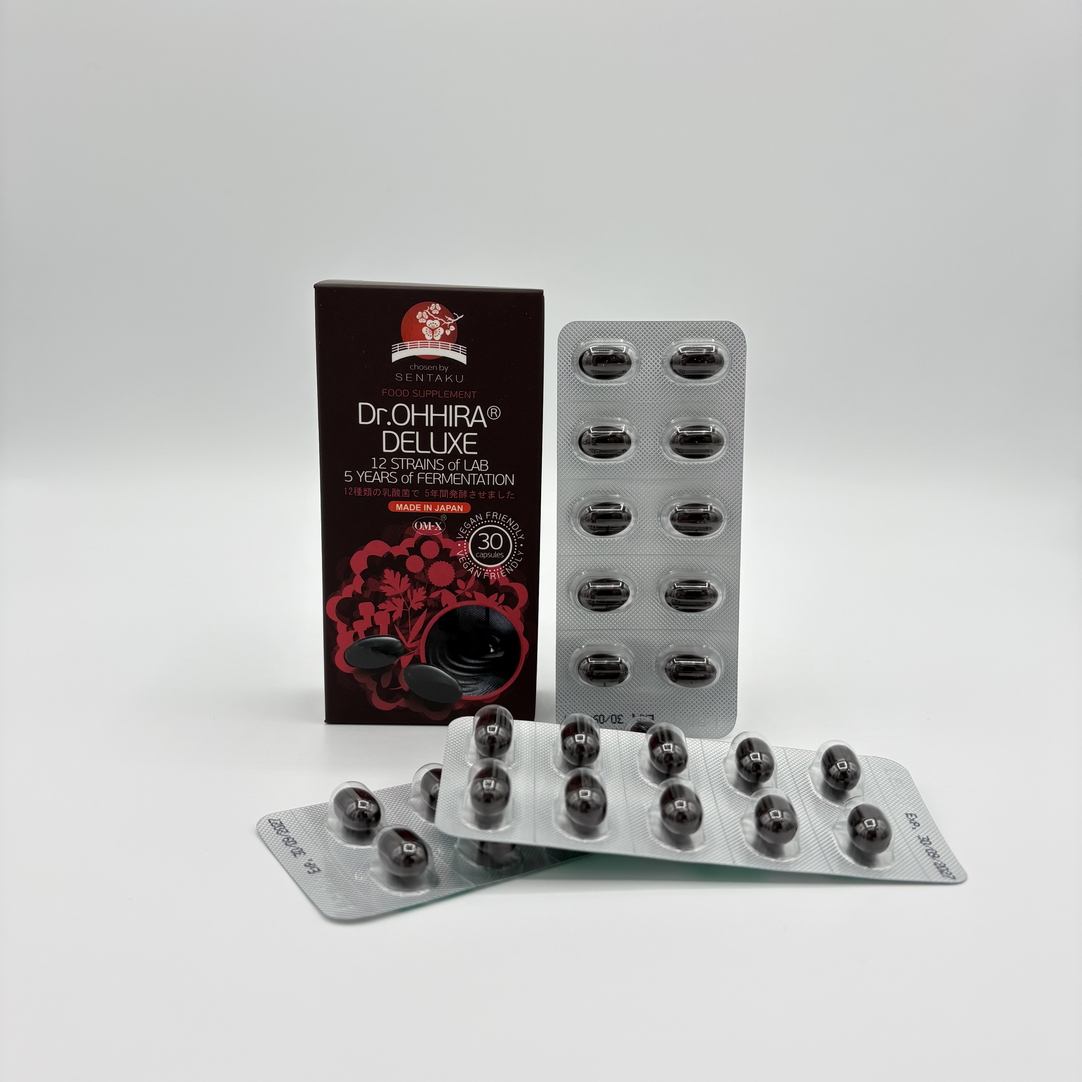Dr.OHHIRA Deluxe 5-aastane retsept 12 sordi elusbakteritega (30 kapslit)