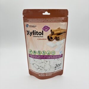 Miradent xylitol chewing gum 200g/200pcs cinnamon